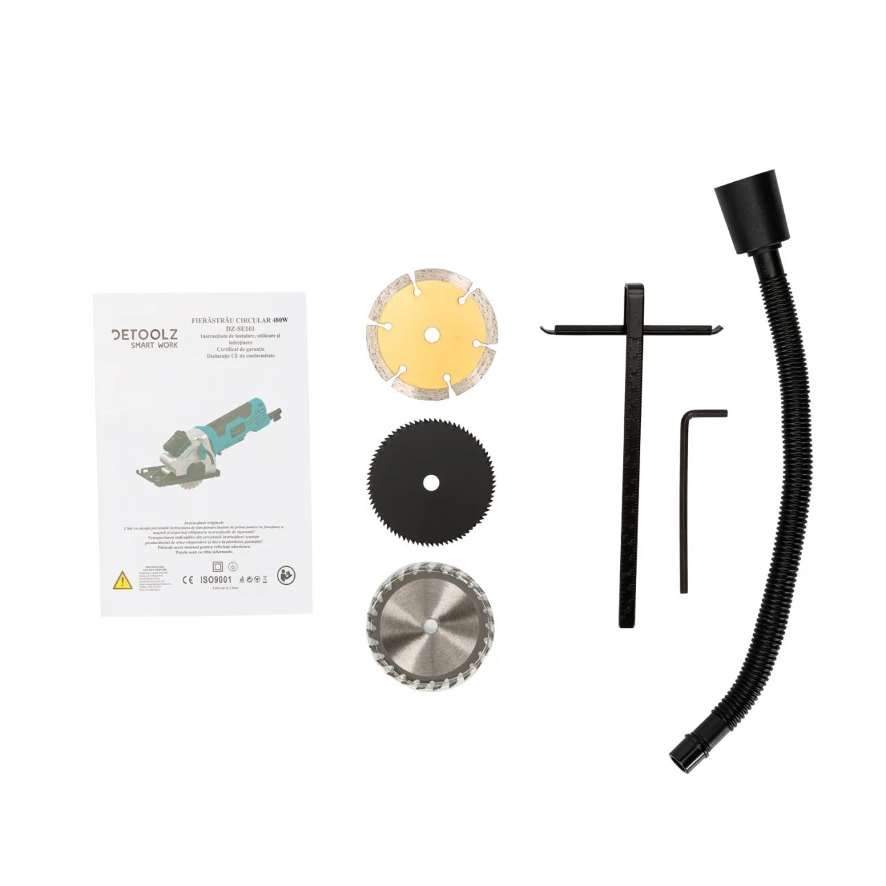 Fierăstrău circular DeToolz DZ-SE101 480W 85mm - imagine 9