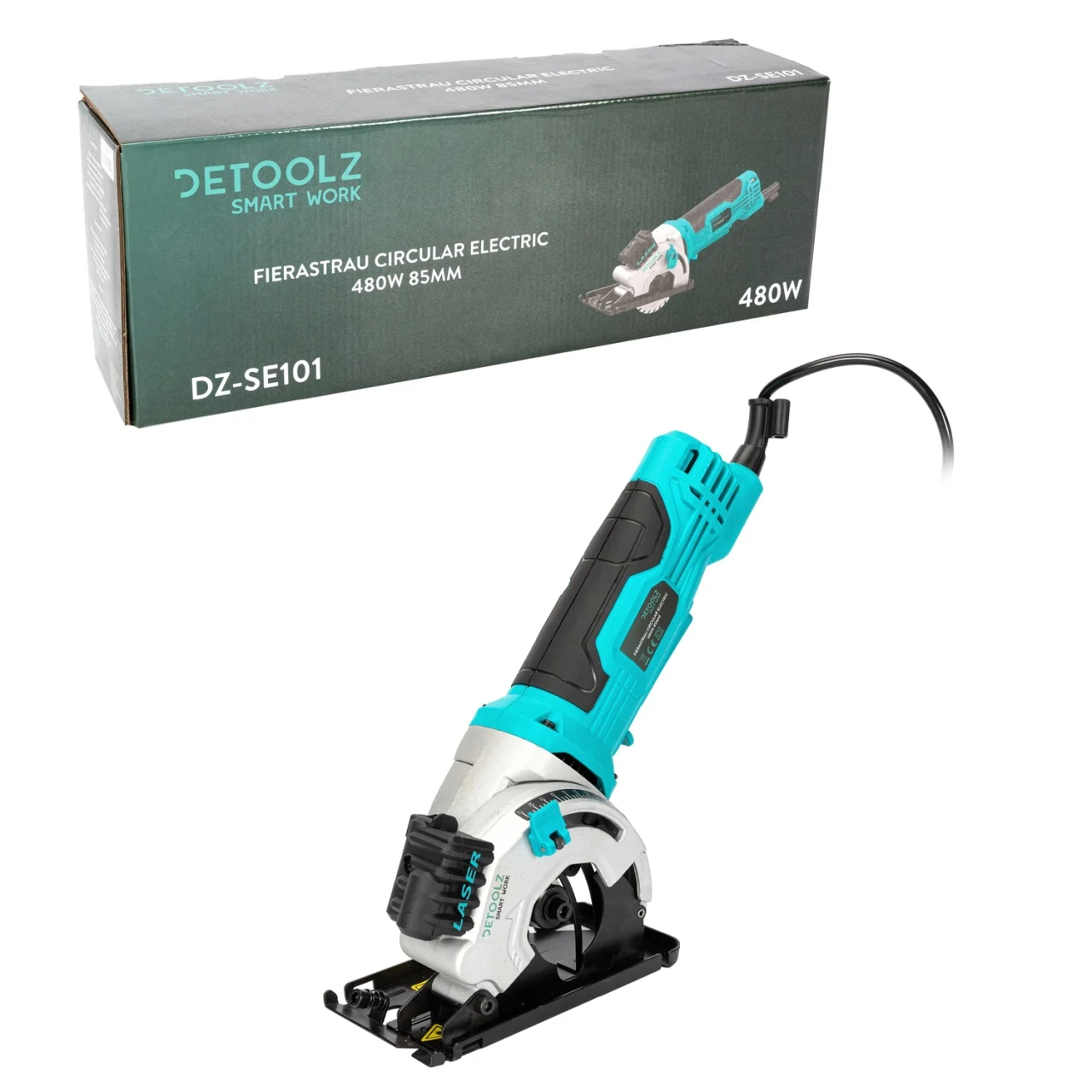 Fierăstrău circular DeToolz DZ-SE101 480W 85mm - imagine 7
